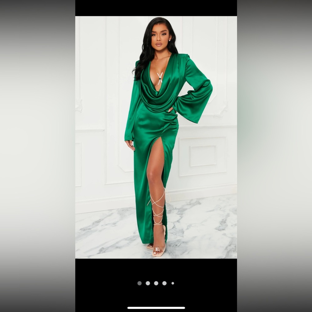 Satin gown